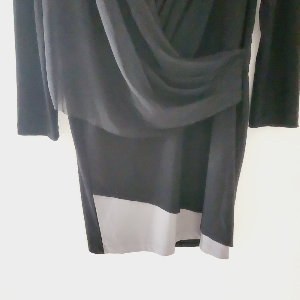 Alex & Ava By Komarov Two Tone Draped And Twist F… - image 3